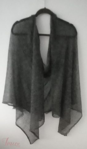 imusau.lt | listing Tamsiai pilkas megztas moherio šalis